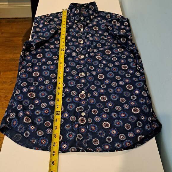 J. Crew Men's Medium Flex Washed Slim Fit Short Sleeve Shirt Style #BG955 - Picture 12 of 13